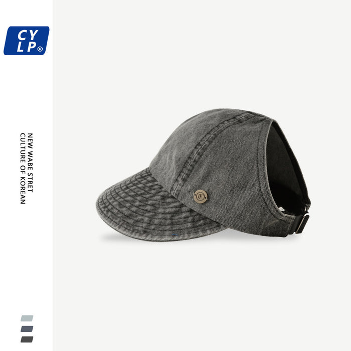 Wholesale Summer new horsetail sunscreen cap all-match breathable quick-drying cap empty sun fisherman hat