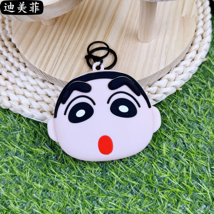 Wholesale Cute Coin Purse Keychain Cartoon Doll Keychain Couple Student Bag Claw Machine Small Pendant