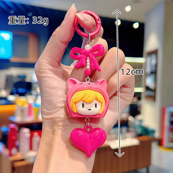 Wholesale Traveler  Resin Cartoon Keychain Cute  Bag Pendant Small Gift