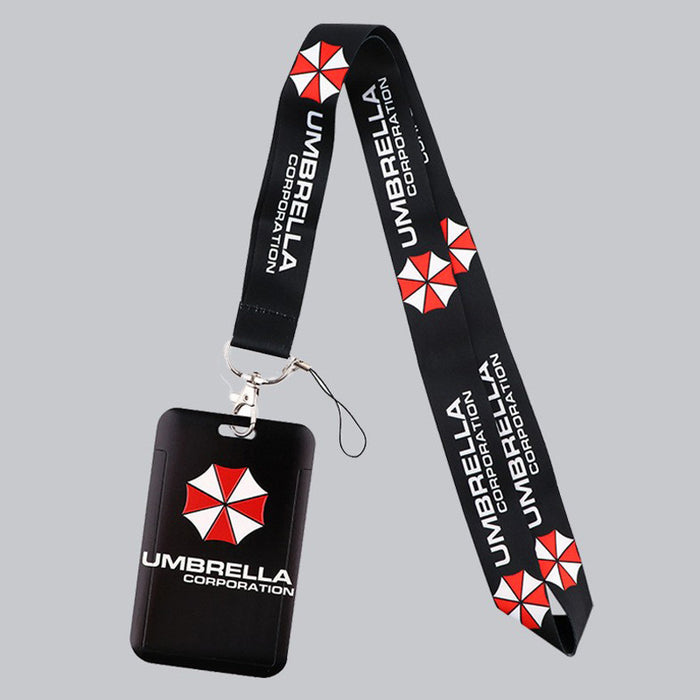 Wholesale Easy-Pull Buckle Lanyard Hard Shell Card Holder Double-Sided Printing