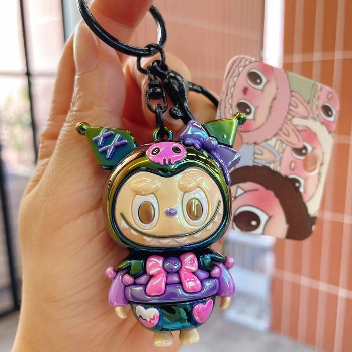 Wholesale Cute Electroplated Keychain Small Pendants