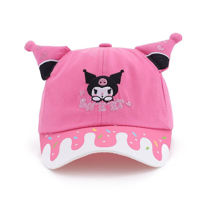 Wholesale Children's Hat Sunscreen and Sunshade Baby Duck Tongue Hat Cute Cartoon Baseball Hat