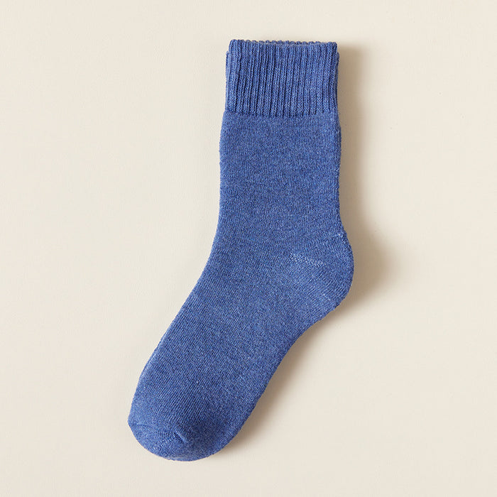 Wholesale Socks, looped socks, long socks, solid color, looped thick, warm midsole