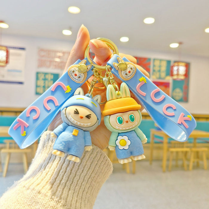 Wholesale Cute cartoon keychain,  couple bag pendant,  car keychain,  claw machine small gift