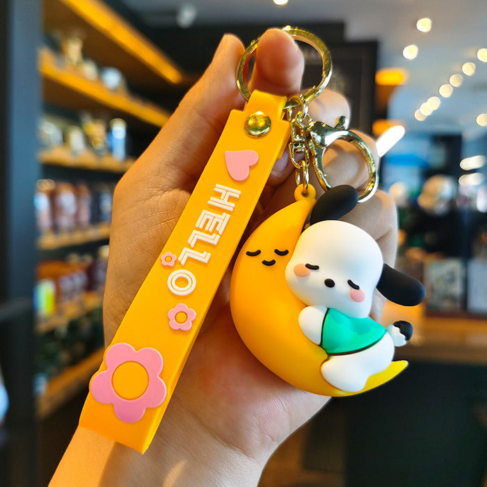 Wholesale Cartoon Doll 3D Rubber Keychain JDC-KC-Tingm065