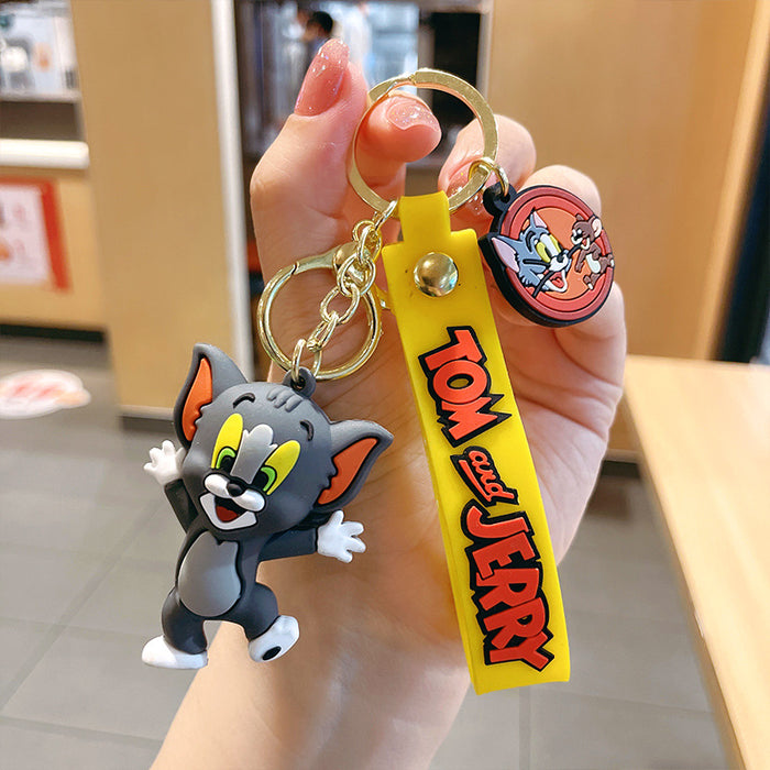 Wholesale Cartoon Silicone Keychain JDC-KC-MZL014