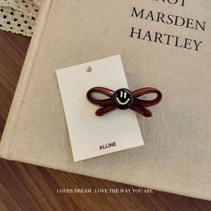 Wholesale Bow hair clip, fashionable texture, bangs clip, side clip hair accessory