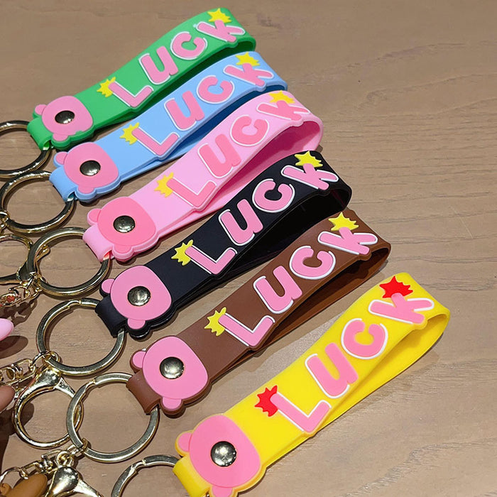 Wholesale Dress-up Little Sheep Keychain Creative Doll Pendant Car Keychain Accessory Small Gift