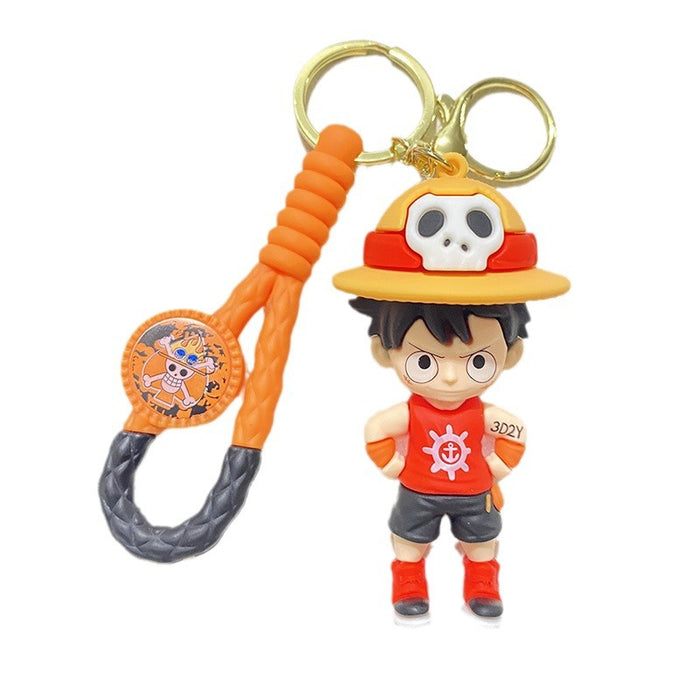 Wholesale Dress-up Woven Cartoon Key Chain Doll Key Chain Accompanying Gift Pendant Small Jewelry