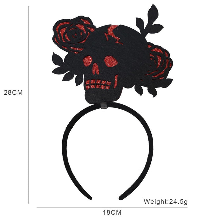 Wholesale Headband With  Bat And Pumpkin Decor Chic Party Prop Hair Accessory