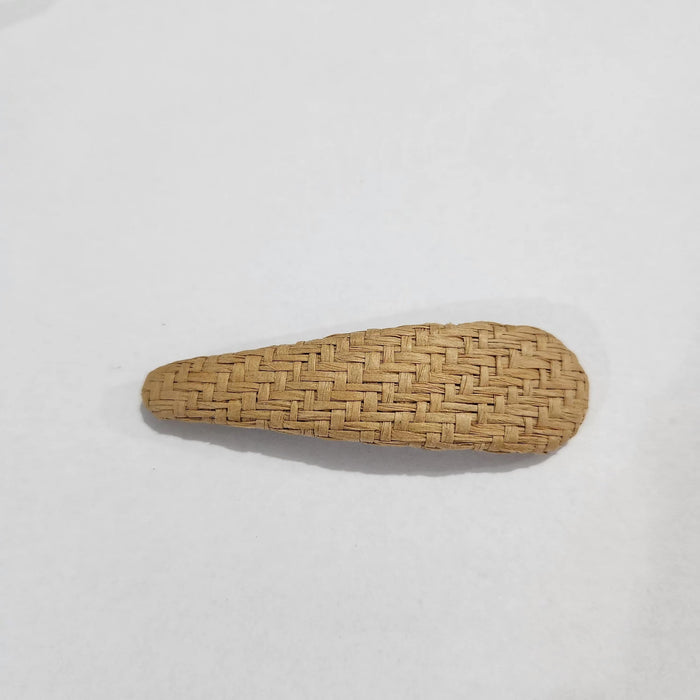 Wholesale Weaving rattan geometric hair clips, fashionable bangs, side clips, hair accessories