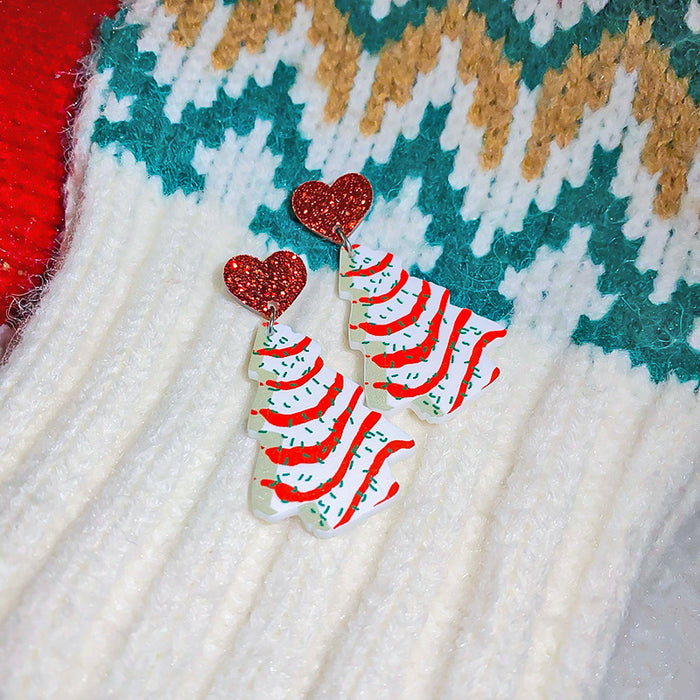 Wholesale  little devil skull heart dark earrings