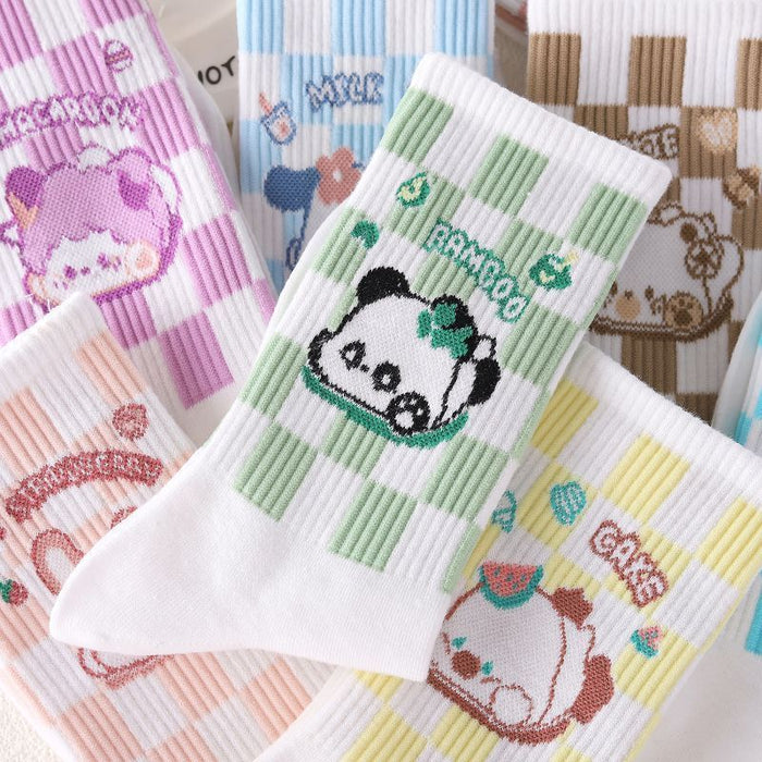 Wholesale Cartoon Versatile Mid-Calf Socks
