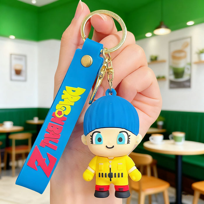 Wholesale Cartoon Keychain Silicone PVC Bag Charm Gift Accessory