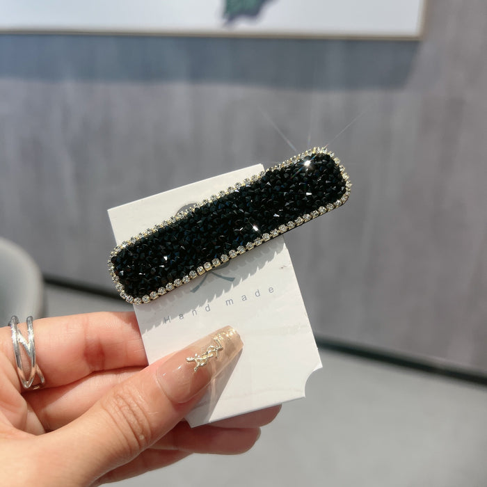 Wholesale Rhinestone Hairpin Elegant Bangs Clip Flash Diamond Edge Clip