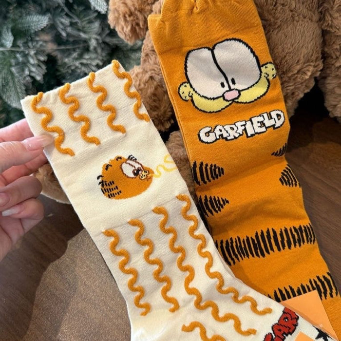 Wholesale Cute Socks for Children, Girls, Middle Socks, Autumn/Winter Long Socks, Stacked Socks, Creative and Bizarre Design