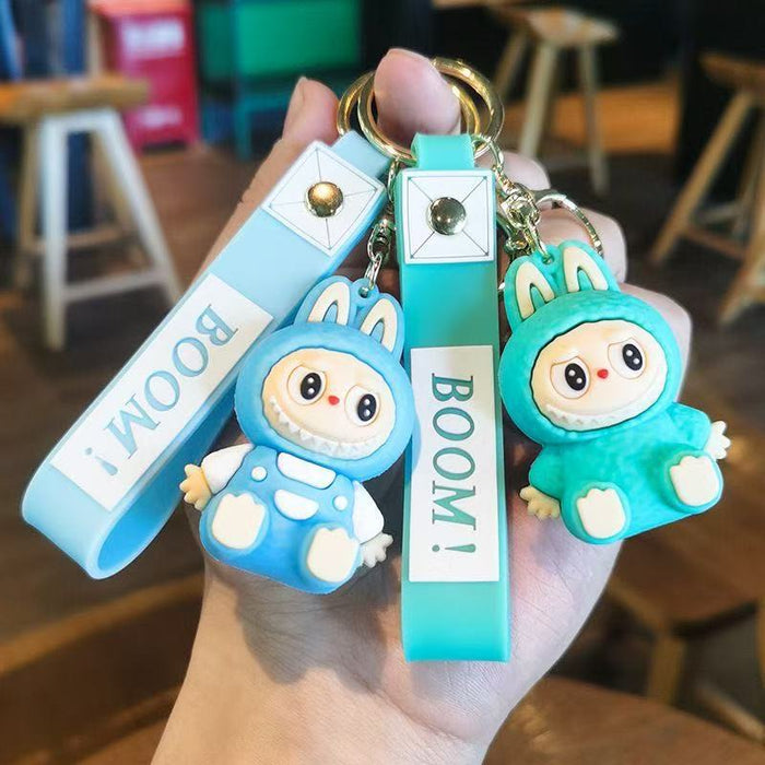 Wholesale Cute Series Keychain Sitting Car Backpack Pendant Street Stall Small Gifts