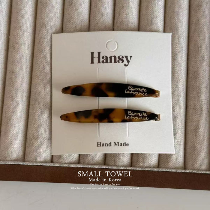 Wholesale High end hair clip with side bangs, broken hair, straight clip headband, temperament hair clip