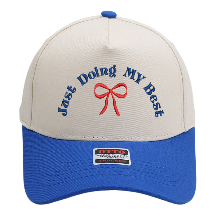 Wholesale Truck driver hat embroidered color blocked baseball cap for men and women casual hat
