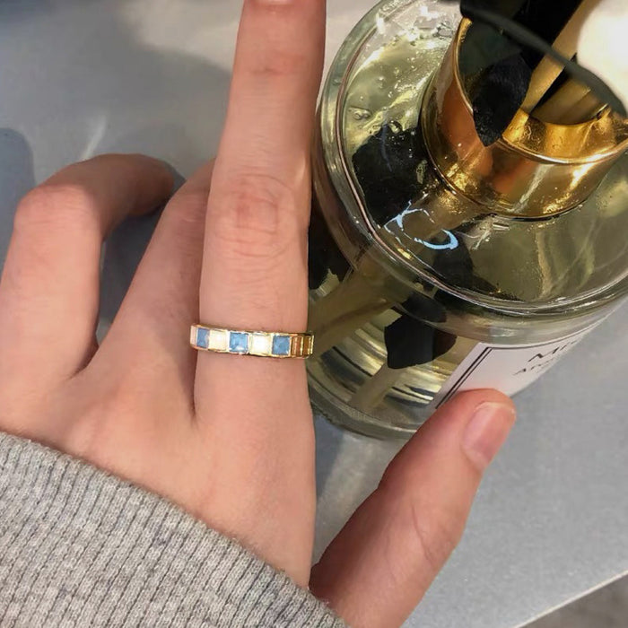 Wholesale Vintage fashion ring with niche design and adjustable opening for personality