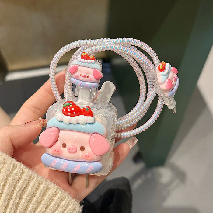 Wholesale Cartoon Character 3D Charger Protective Case 20W