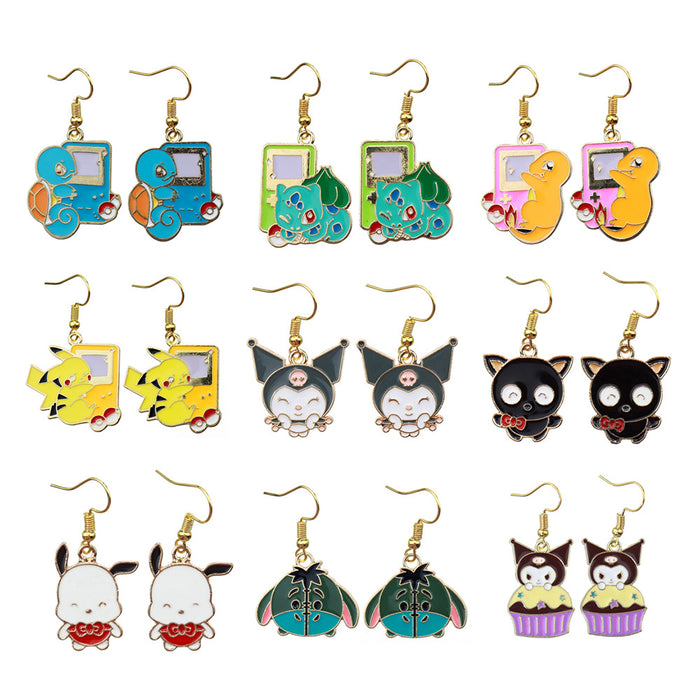 Wholesale Cartoon Animal Resin Earrings JDC-ES-niqing019