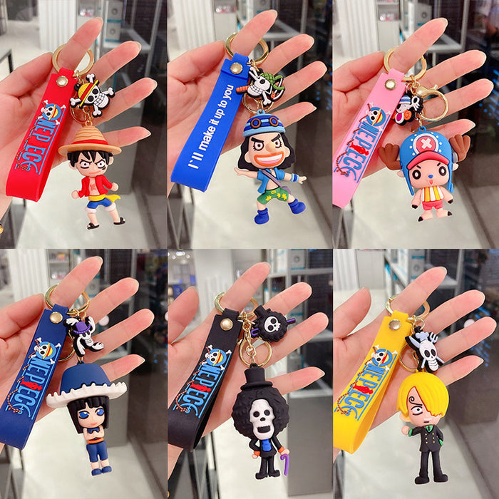 Wholesale Creative Cartoon Silicone Keychains JDC-KC-JinB004