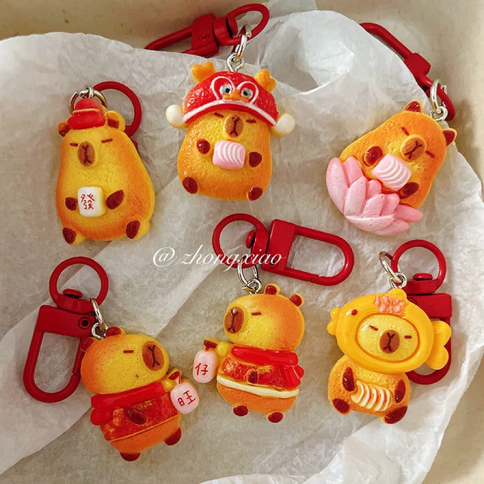 Wholesale Keychain pendant, cute cartoon backpack hanging accessory, accessory
