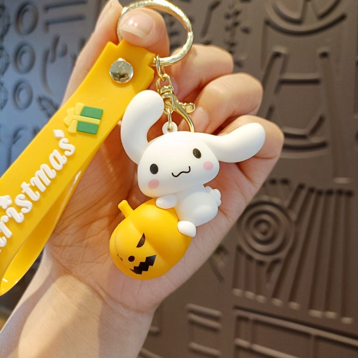 Wholesale Cute 3D Doll Silicone Keychain JDC-KC-MingT141