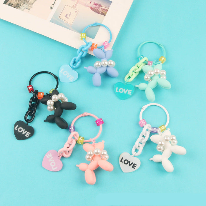 Wholesale  Car Keychain Pendant  Opening Ring Chain Love Accessories  Women's Bag Decoration