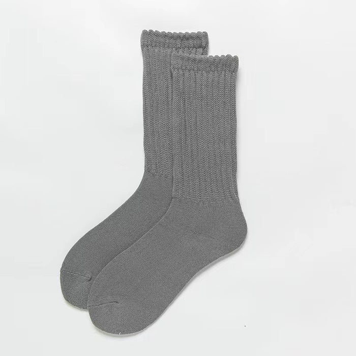 Wholesale Stacked Socks Trendy Simple Mid Socks Long Socks