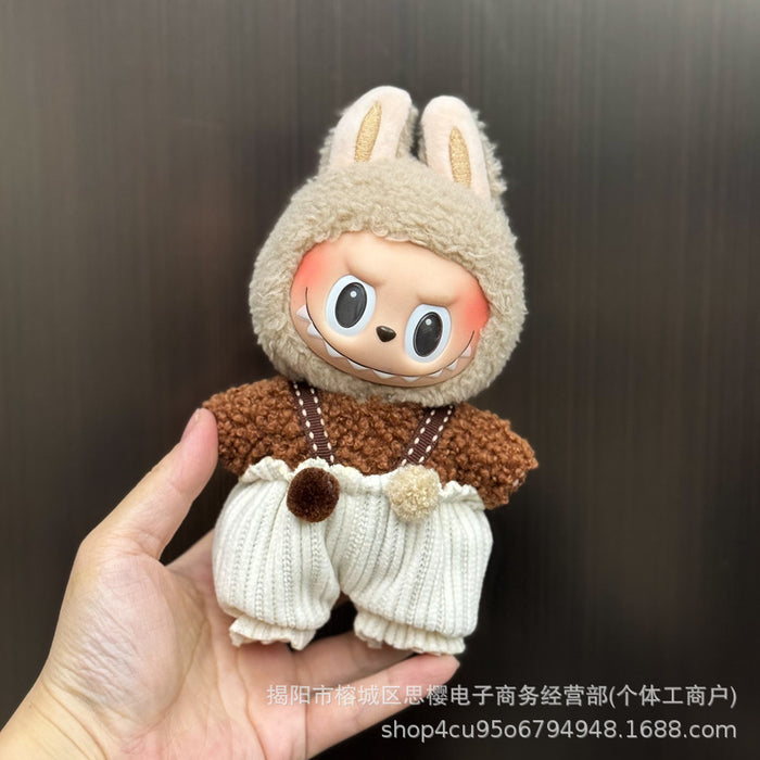 Wholesale Doll Clothes 17cm Pendant Plush Doll Replacement Set