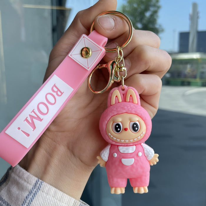 Wholesale Plush Keychain Couple Cute Pendant Bag Car Keychain Small Gift