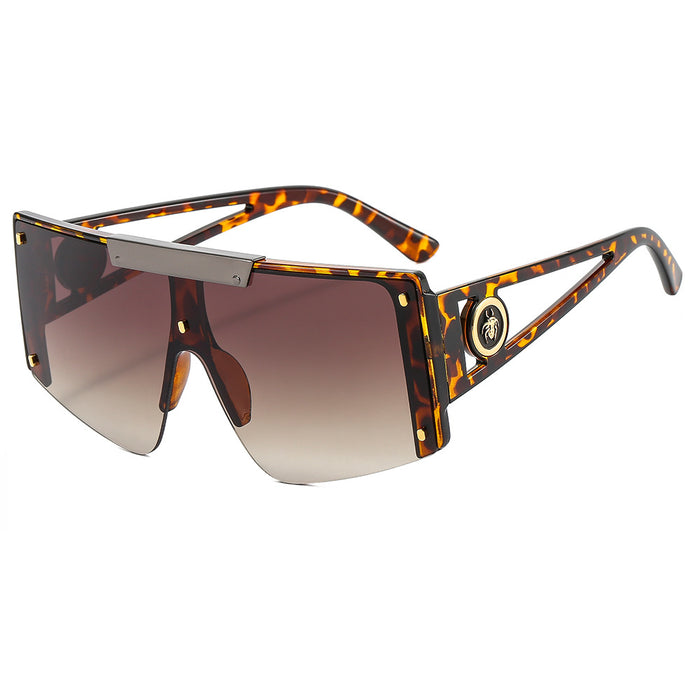 Wholesale Fashionable half frame personalized sunglasses trend