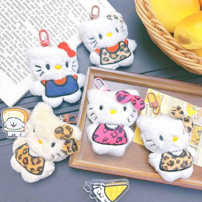 Wholesale Squeaking Cat Plush Pendant Cute Doll Keychain Pendant Doll Machine
