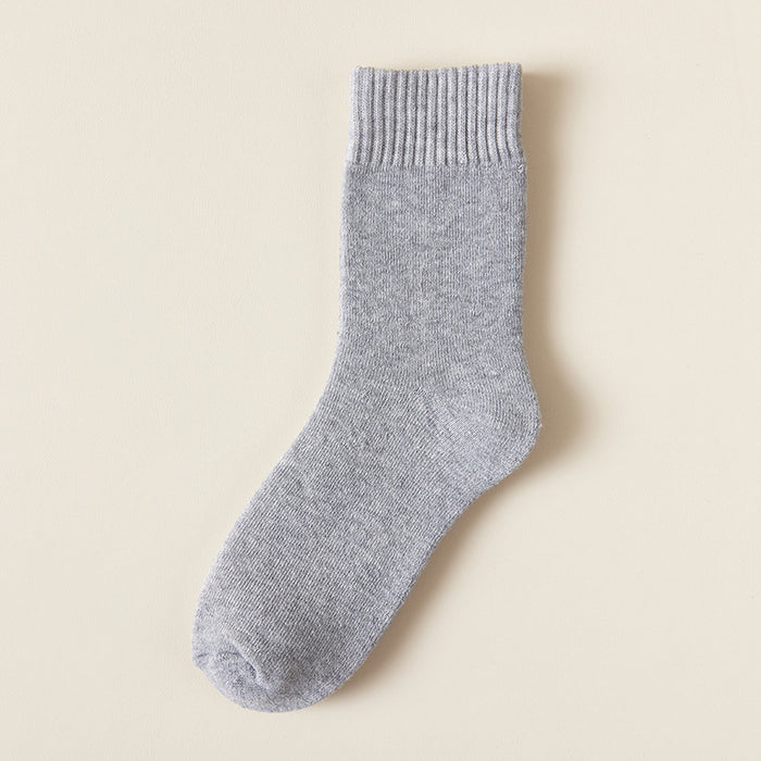 Wholesale Socks, looped socks, long socks, solid color, looped thick, warm midsole