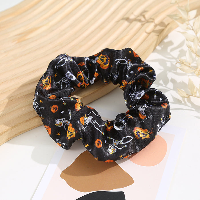 Wholesale Halloween Polyester Pumpkin Printed Hairband JDC-HS-Shil004