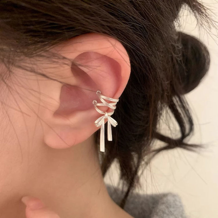 Wholesale Small niche design ear bone clip earrings