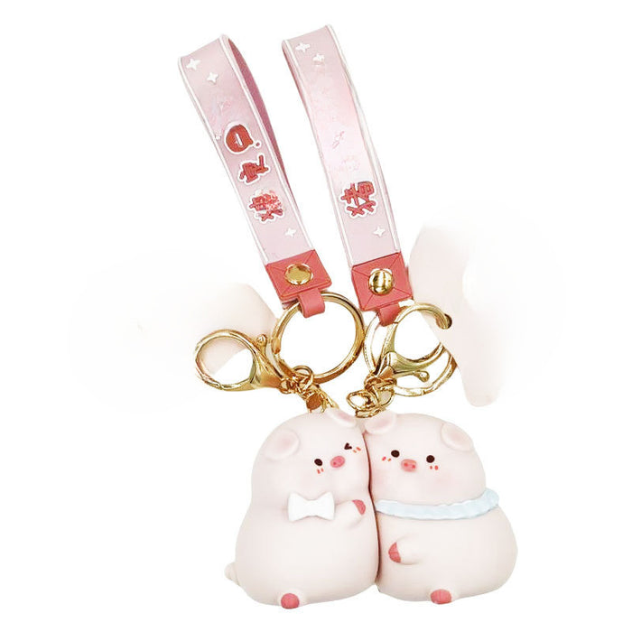 Wholesale Keychain couple, backpack pendant, creative magnetic attraction