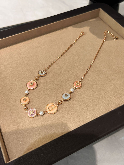 Wholesale Macaron Pentagram Bee Necklace Women's choker necklace Bracelet Earrings