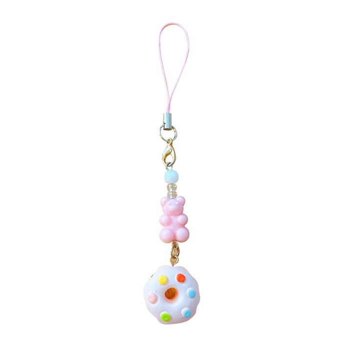 Wholesale Beaded Mobile Phone Chain Goo Card Pendant Cute Niche Ins Hanging Simple
