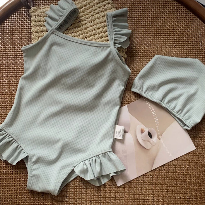 Wholesale Swimsuit one-piece cute quick drying swimsuit simple and high-end swimsuit