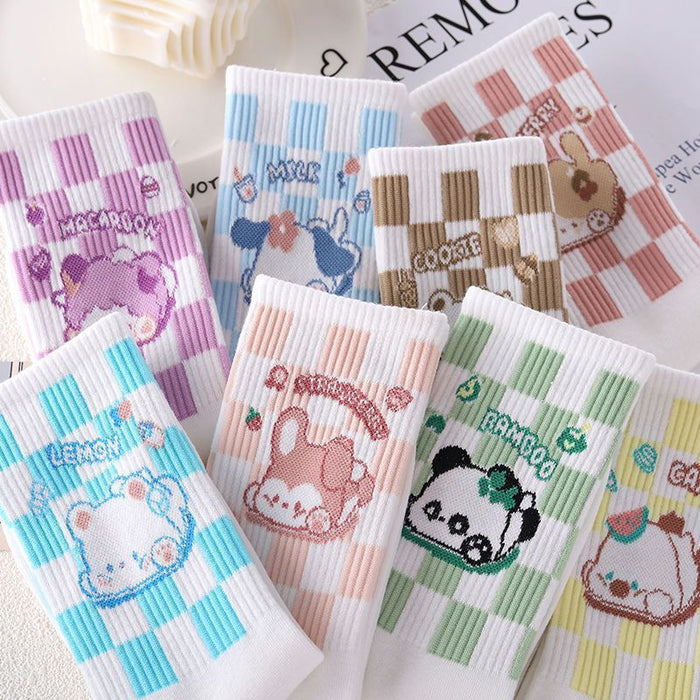 Wholesale Cartoon Versatile Mid-Calf Socks