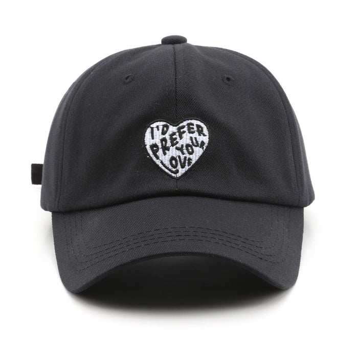 Wholesale Retro Love Embroidered Cotton Fashionhats Baseball Caps JDC-FH-TuL013