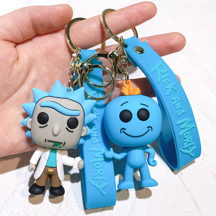 Wholesale Cartoon Silicone Doll Keychain JDC-KC-QiChao006