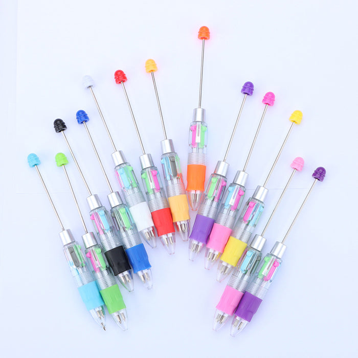 Wholesale DIY for Beaded Plastic Pen Beadable Pens Multi Color Refills JDC-PN-JinBN002