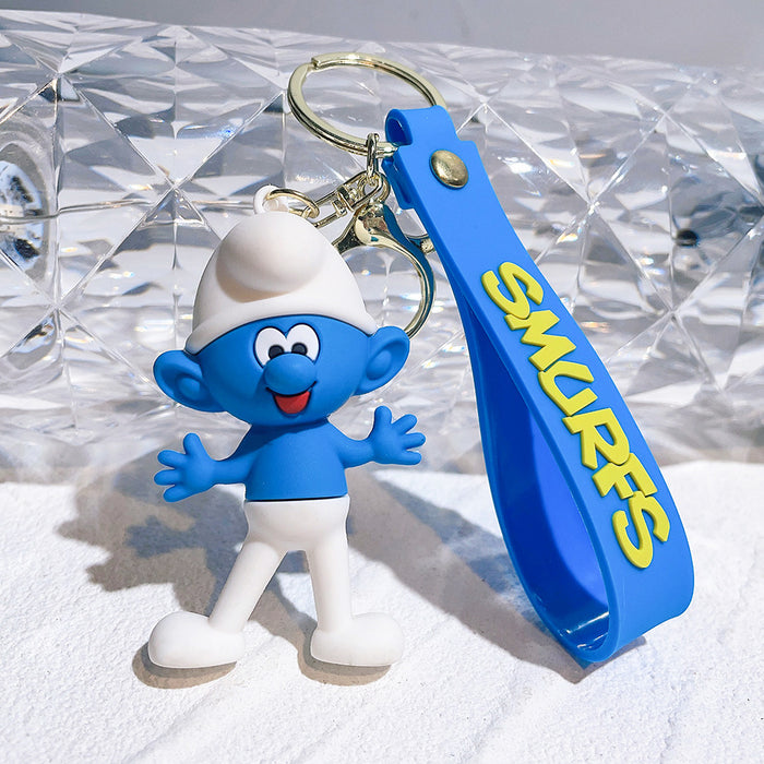 Wholesale Silicone Cartoon Doll Keychain JDC-KC-QiChao065