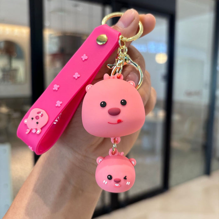 Wholesale Cute Cartoon PVC Keychains JDC-KC-PengYu39