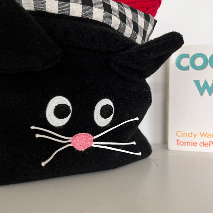 Wholesale Cat Embroidered Drawstring Bag Travel Portable Bag Storage Bag