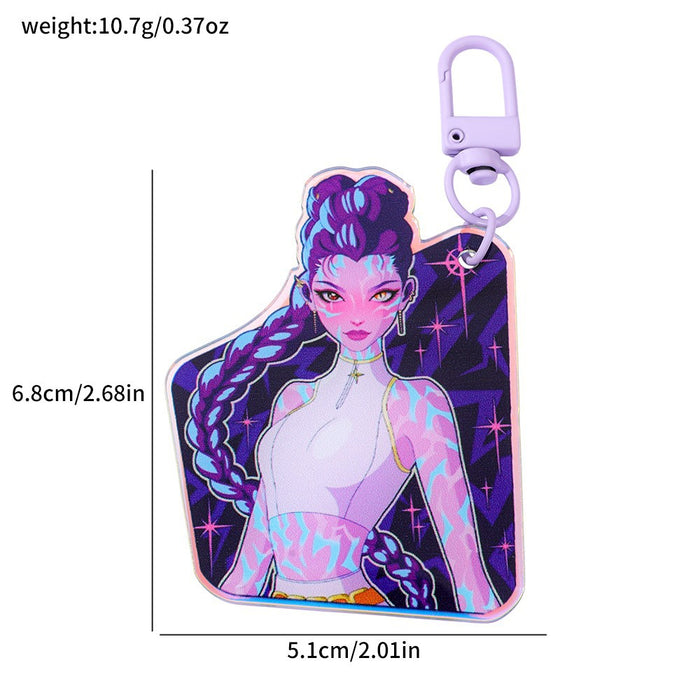 Wholesale K-Pop Cute Cartoon Acrylic Keychain